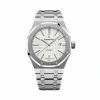 Replica AP Royal Oak 15400ST White Dial Steel 1220ST 4350