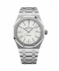 Replica AP Royal Oak 15400ST White Dial Steel 1220ST 4350