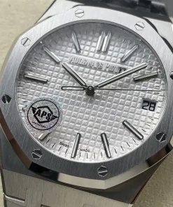 AP Royal Oak 15510ST white dial side profile