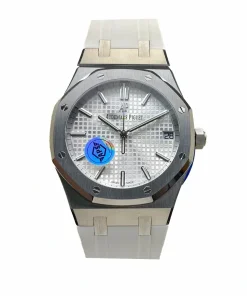 Replica AP Royal Oak 15500ST White Dial Steel