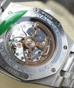 AP Royal Oak 26591TI black dial dial closeup