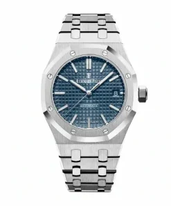 Replica AP Royal Oak 15450ST Blue Dial 37mm Steel