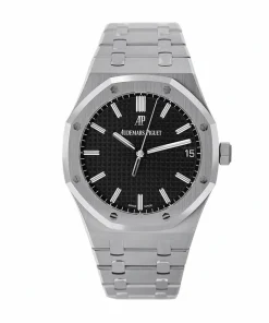 Replica AP Royal Oak 15500ST Black Dial Steel
